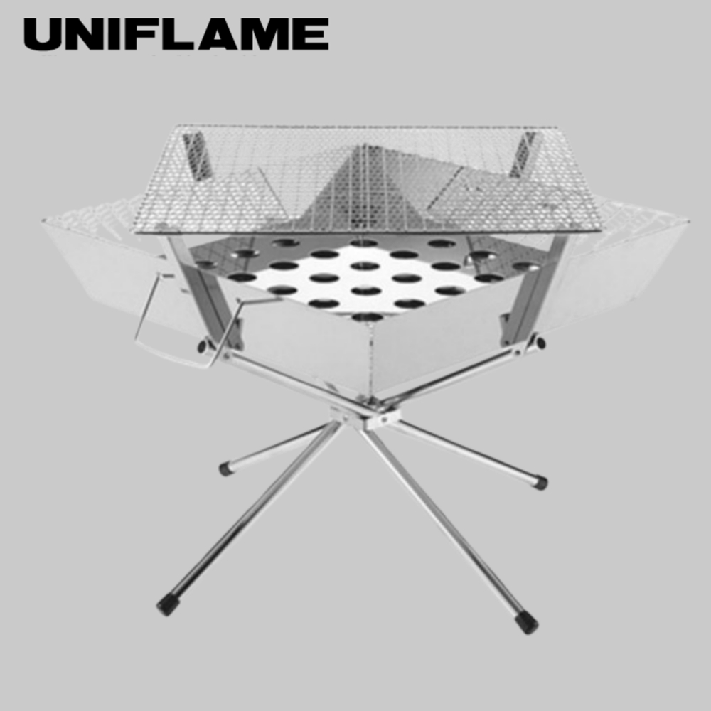 유니프레임 파이어 그릴 캠핑화로대 바베큐그릴 숯불 화롯대 캠핑화로 우드스토브