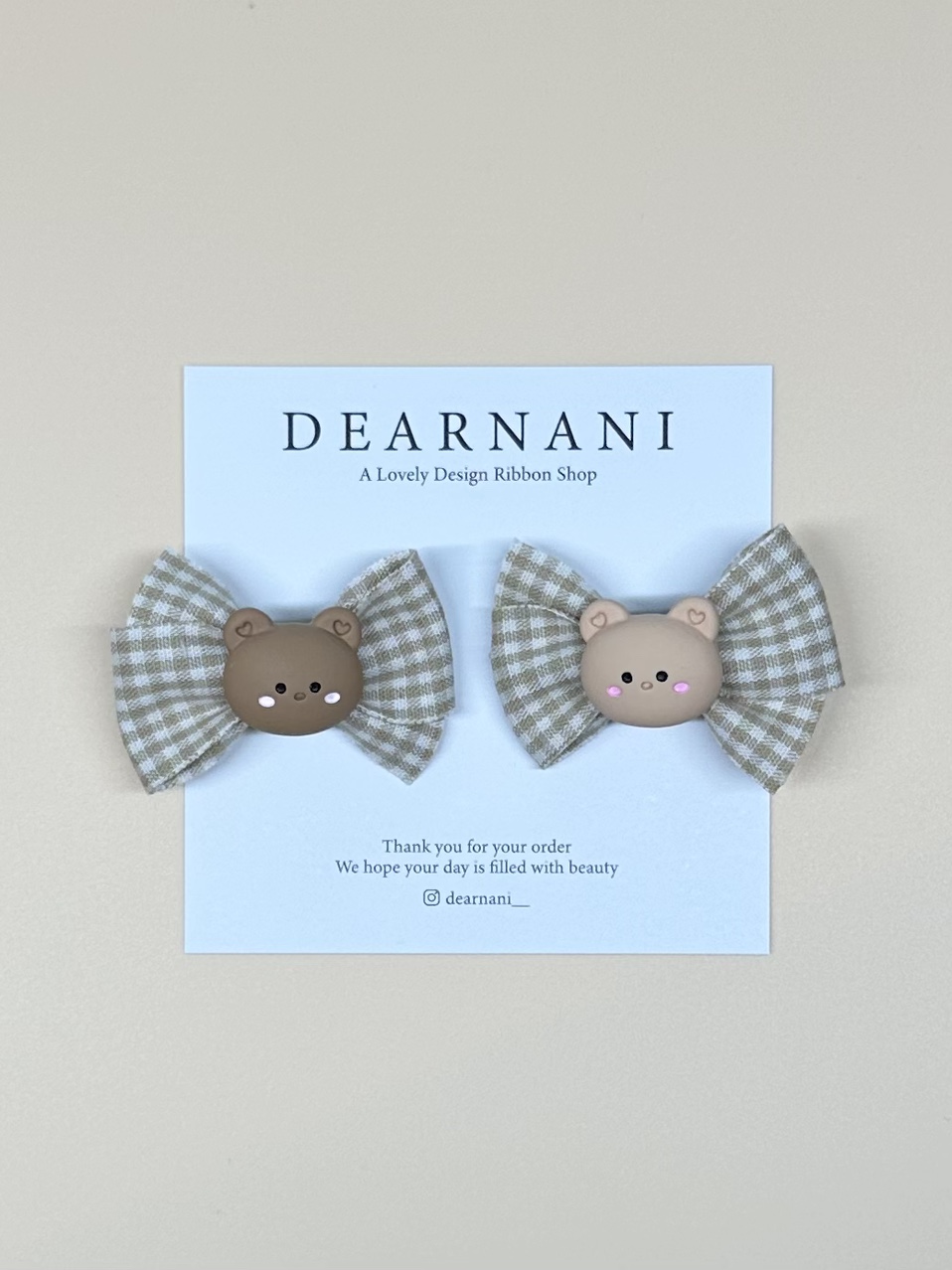 [디얼나니] Petit Bears Pin (2개세트) - 상세 이미지 5