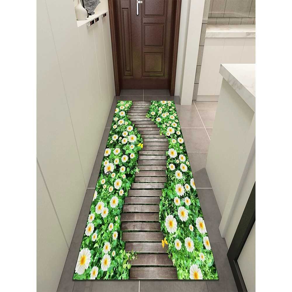 고캠프 꽃밭러그 잔디러그 카페트 발매트 플라워 러그 200x300cm 꽃밭 - 상품 이미지