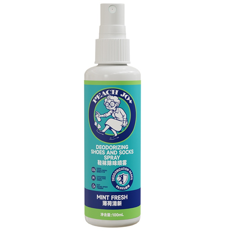 할머니 신발 탈취 스프레이 탈취제 냄새 제거제 발냄새 민트 100ml - 상품 이미지