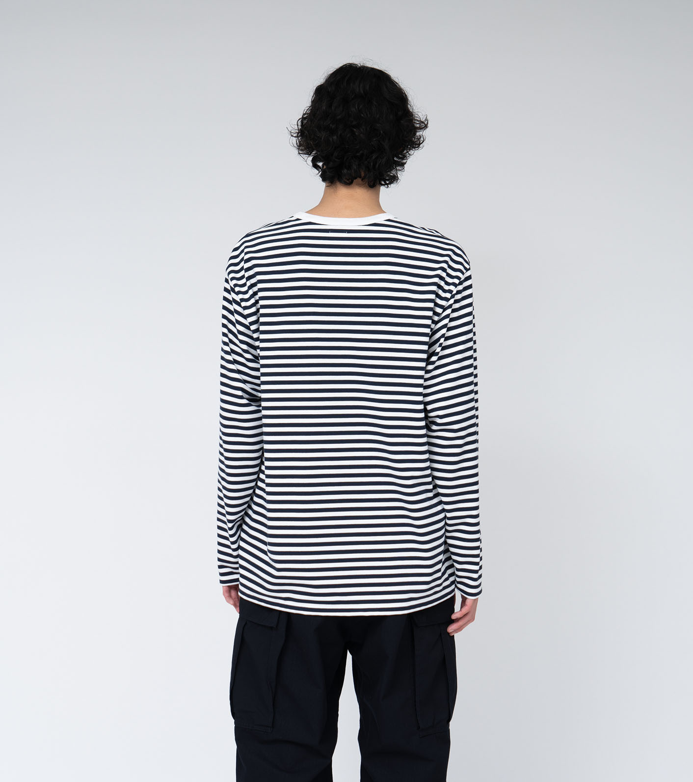 나나미카 쿨맥스 스트라이프 저지 L/S 티셔츠 S25SH119 남녀공용 캐쥬얼 데일리 긴팔티 이미지 7