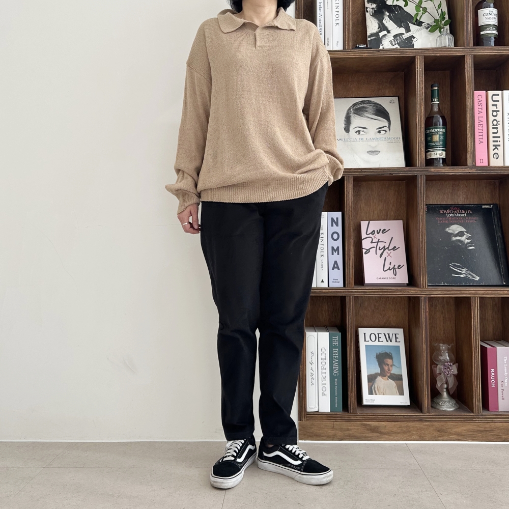 30-44 빅사이즈 자체제작 밴드 배기 팬츠 밑위 긴 면 스판 바지 XL 2XL 3XL 이미지 3