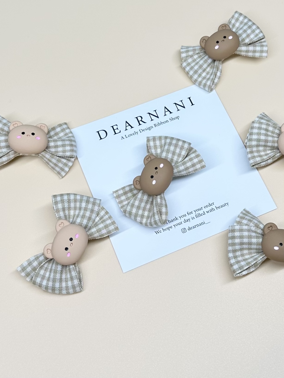 [디얼나니] Petit Bears Pin (2개세트) - 상품 이미지