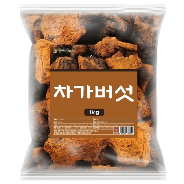 러시아산 차가버섯 원물 1kg 이미지 2