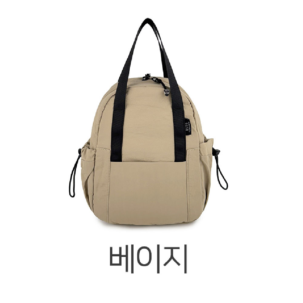 가벼운 나일론 슬링크로스 미니 백팩 가방 간편한 작은 백팩 엄마 나들이 외출 등에메는가방 이미지 8
