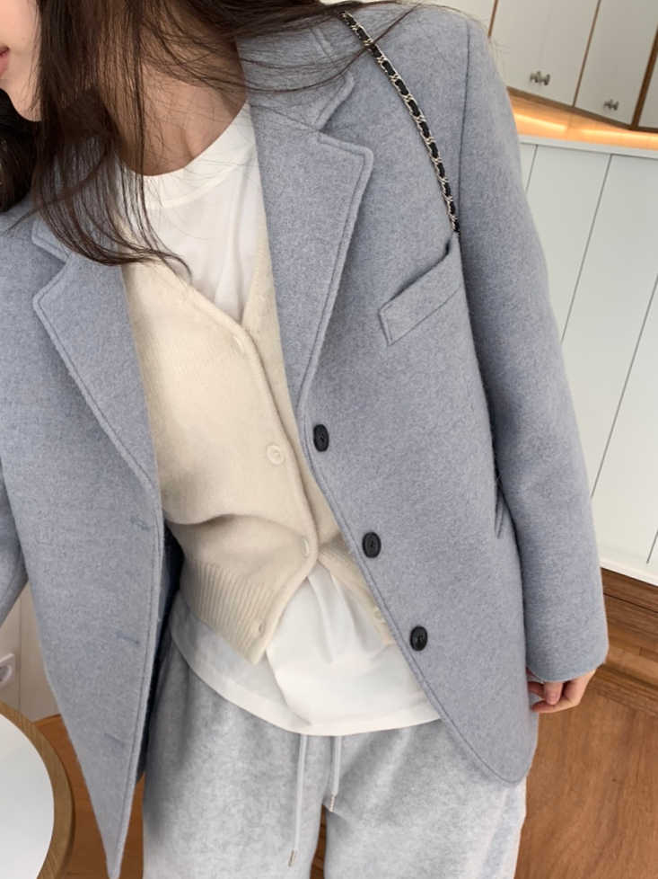 스브 알파카 하프코트 자켓 2colors 상세 이미지 26