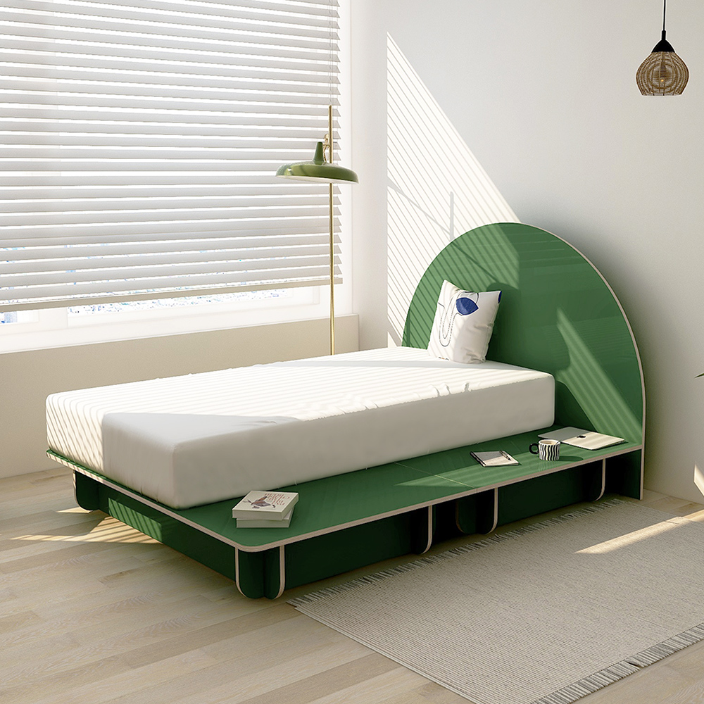 누어 룬드 아크 반원헤드 수납침대 프레임 싱글 슈퍼싱글 S/SS