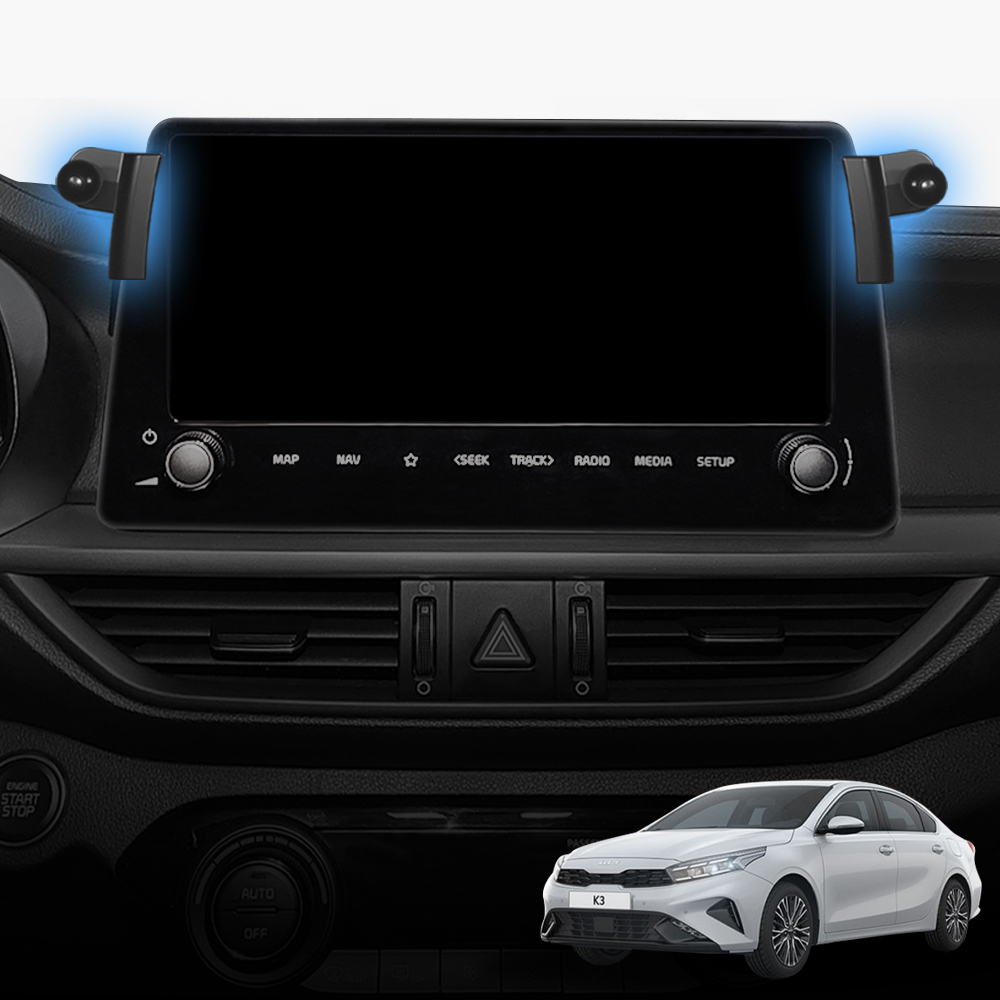 픽스 K3 2세대 BD(18-24년식) 돌출형 모니터 차량용 핸드폰 거치대 마운트 단일 제품 이미지