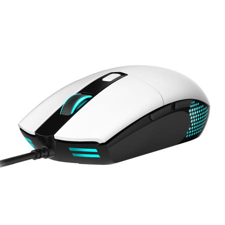 ABKO HACKER A660 3325 프로페셔널 게이밍 마우스 화이트