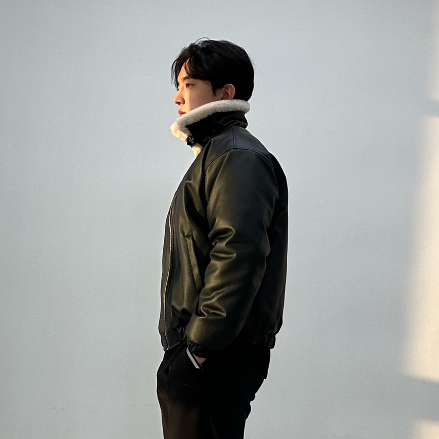 남자무스탕패딩 남성무스탕 레더패딩 - 상세 이미지 2