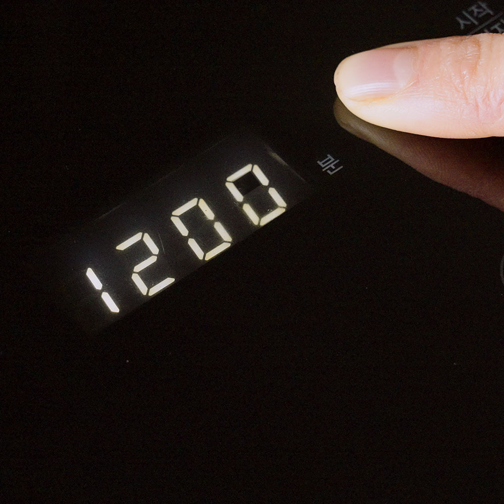 [신년감사행사/신제품] 델리팬 글라스팟 에어프라이어 4.5리터 DEL-DA5 저소음 투명바스켓