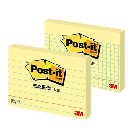 3M 모눈 포스트잇 공부아이템 수학 포스트잇