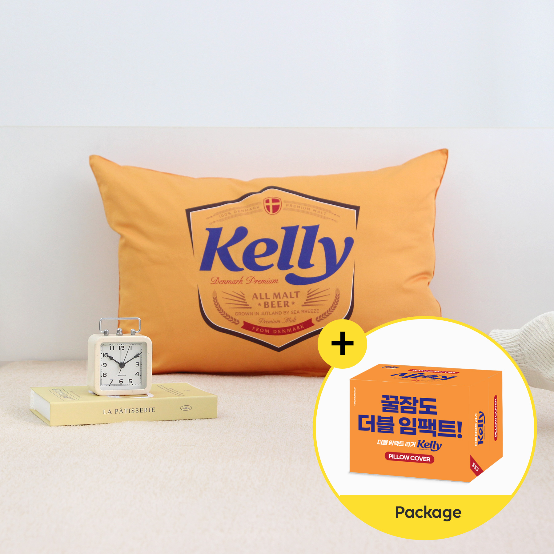 하이트진로 더블 임펙트 라거 켈리 순면베개커버 70x50