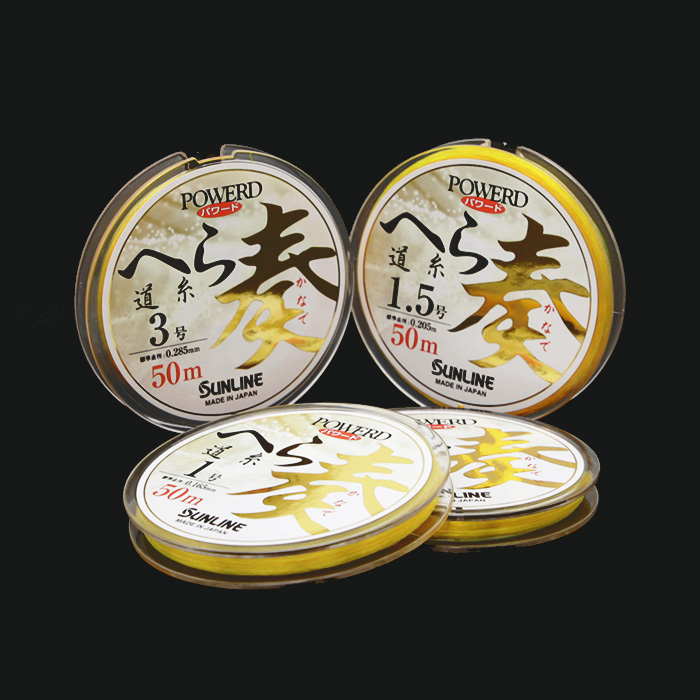 썬라인 파워드 헤라 미찌이토 카나데 민물 원줄 중츰 내림 붕어 1.2호, 50m