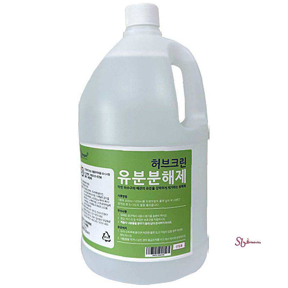 허브크린 찌꺼기 세정제 배수구 제거제 악취 배관 4L uvw952 : 셀러버디K
