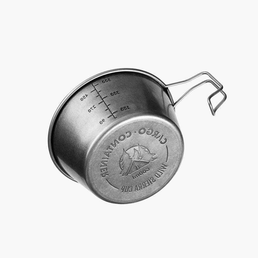 카고컨테이너 와일드 시에라 컵 빈티지 캠핑컵 600ml, 와일드그레인