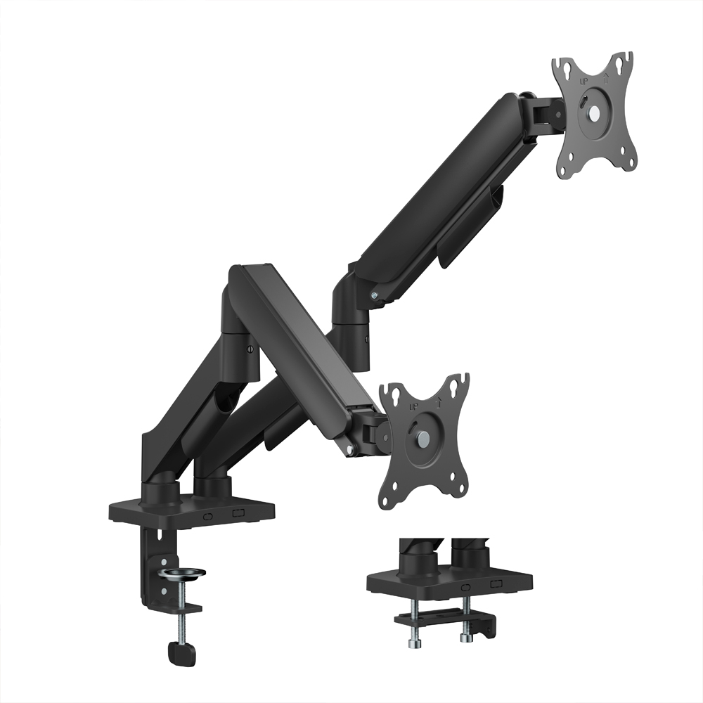 아프로마운트 AP-D97B 가스스프링 듀얼 모니터암 모니터 거치대 브라켓 9Kg까지 - 상세 이미지 2