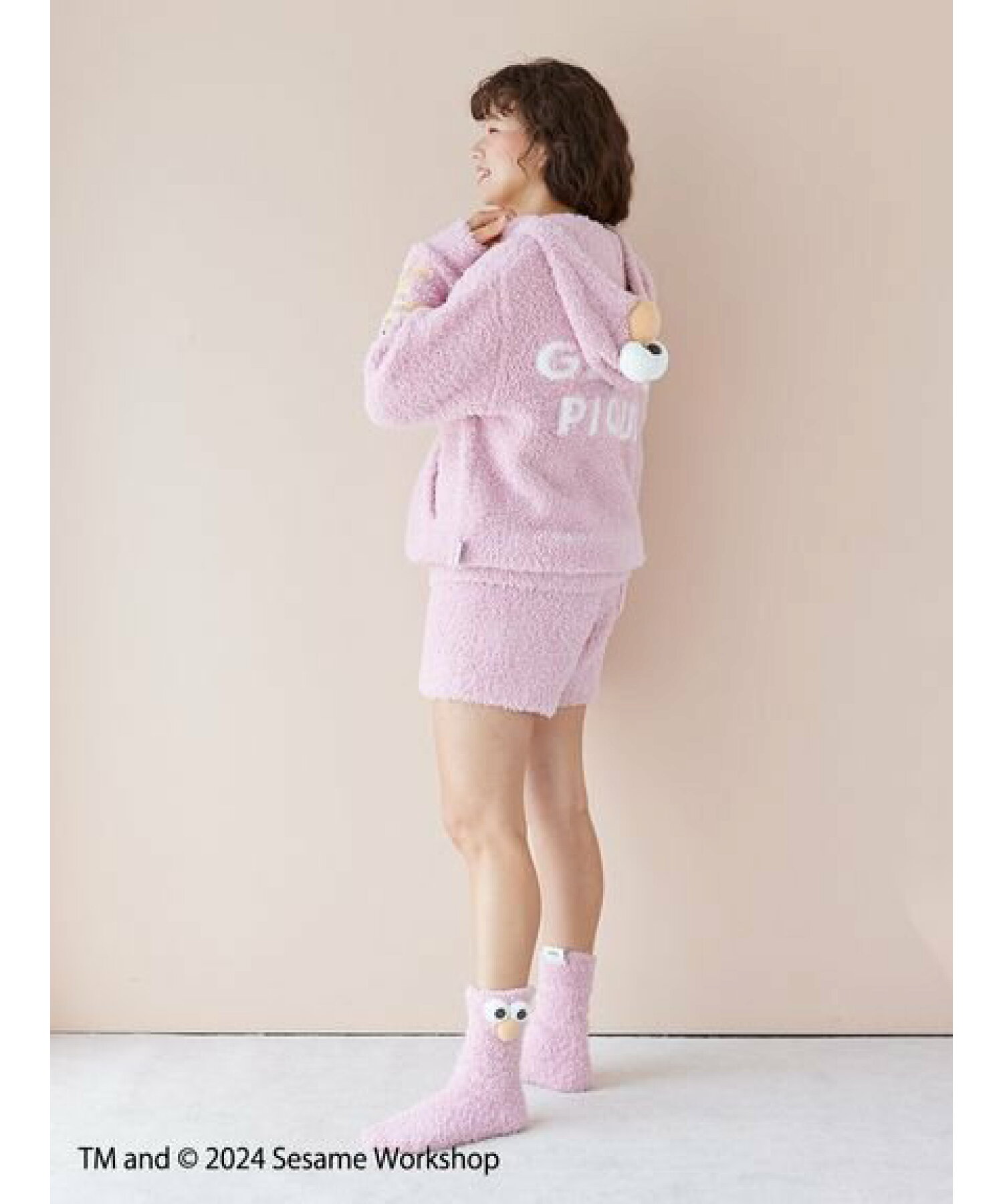 젤라또피케 세서미스트리트 엘모 여성 파자마 상하의 세트 잠옷 핑크 이미지 6