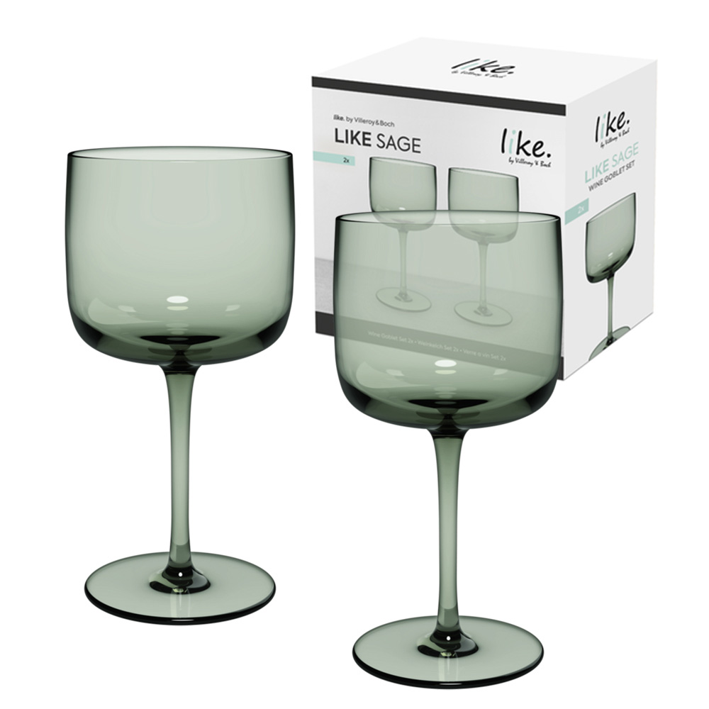 빌레로이앤보흐 라이크글라스 세이지 와인고블렛 2P (1951778200)