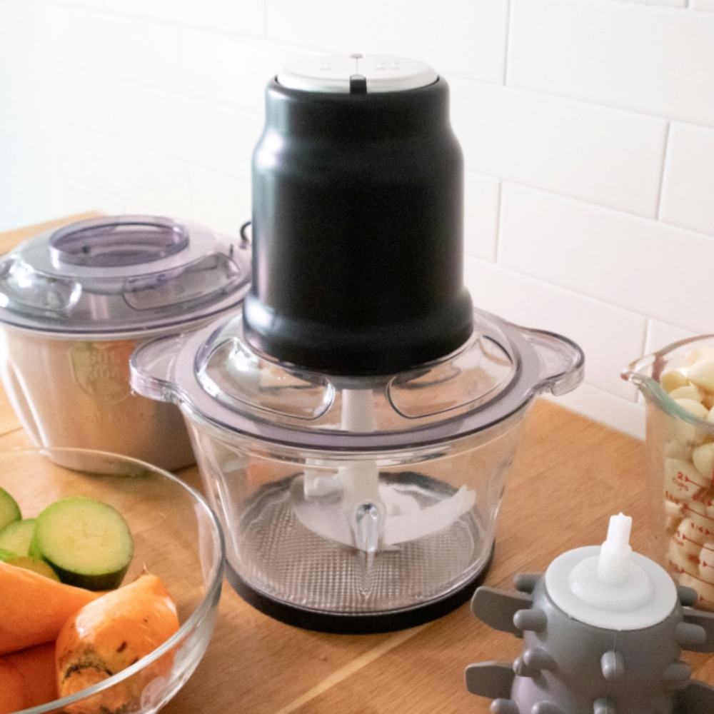 전동다지기 마늘 야채 고기 만능 멀티다지기 대용량 2L 마늘박피기