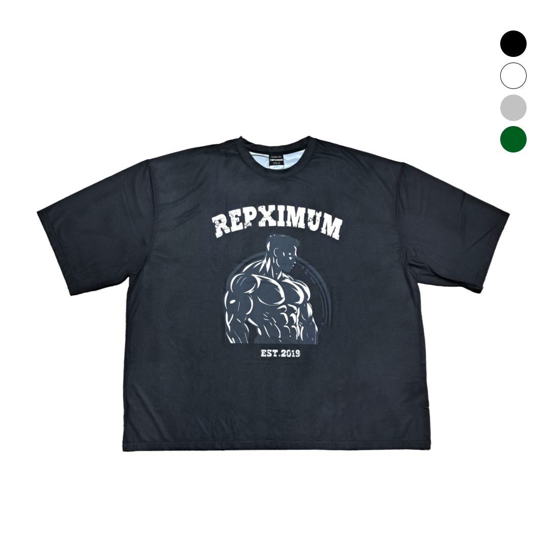렙시멈 짐웨어, 기능성 쿨 메쉬 자이언트 핏 티셔츠 (4Colors) : 렙시멈
