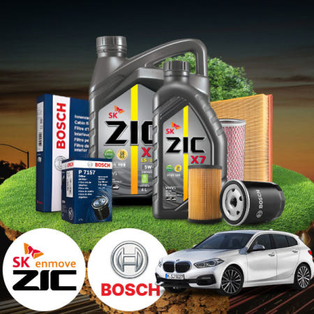 에스모터스 F40 118d (20~20) (B47) 디젤 지크 X7 5W30 LS 엔진오일필터세트 6Liter