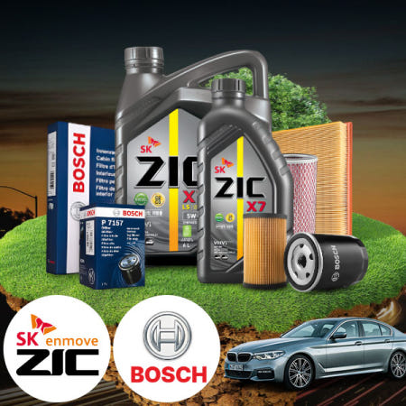 에스모터스 G30 530d (18~20) (B57) 디젤 지크 X7 5W30 LS 엔진오일필터세트 7L iter