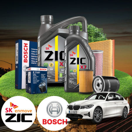 에스모터스 G20 320d (19~) B47 디젤 지크 X7 5W30 LS 엔진오일필터세트 6L iter