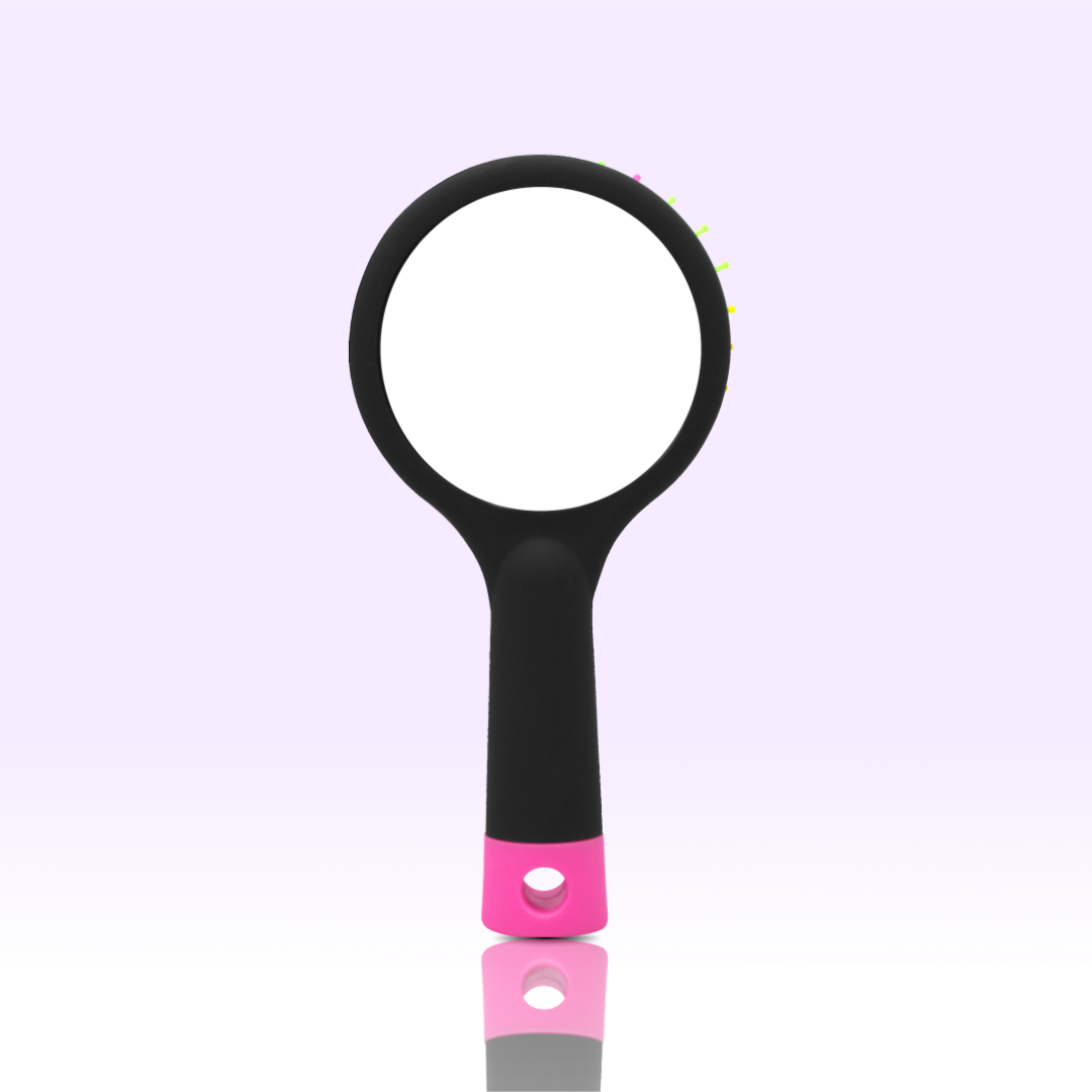 [아이캔디] 레인보우 볼륨 S 헤어브러쉬 미디엄 1EA (블랙) - 상세 이미지 4