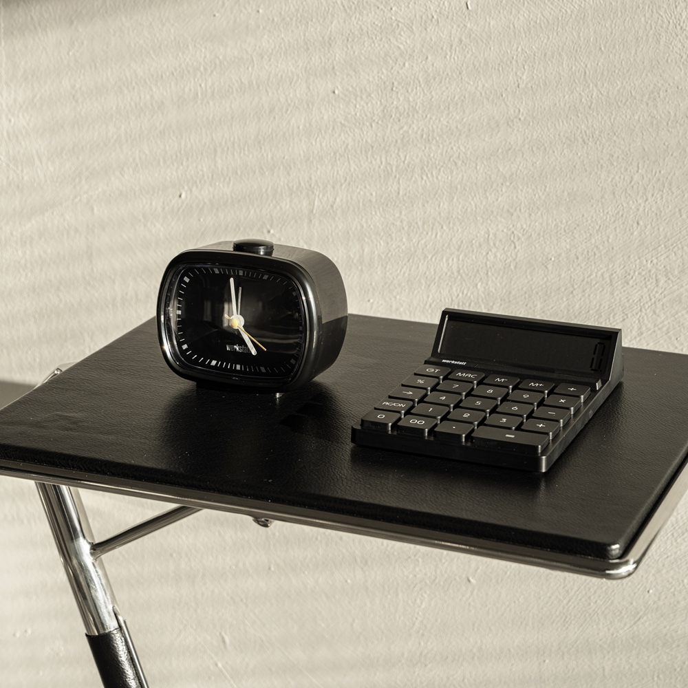 운분트 무소음 아날로그 알람 탁상시계 베어크슈타트