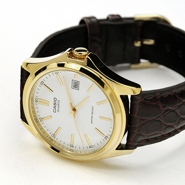 카시오 CASIO 남성 가죽 손목시계 MTP-1183Q-7AJH - 상세 이미지 4