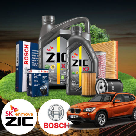 에스모터스 E84 X1 (10~15) 20d (N47) 디젤 지크 X7 5W30 LS 엔진오일필터세트 5Liter