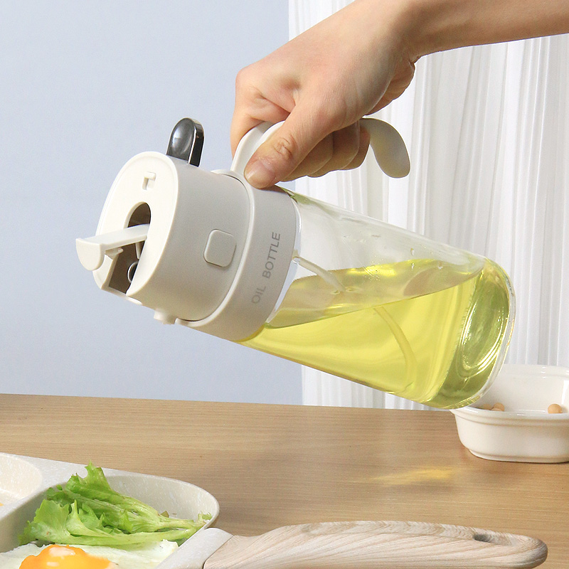 투웨이 오일 스프레이 디스펜서 기름 시럽 올리브오일 550ml - 상세 이미지 2