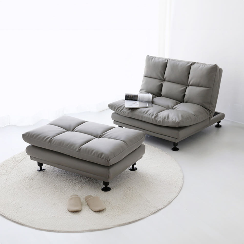 앰보 1인 멀티 소파 + 스툴 세트