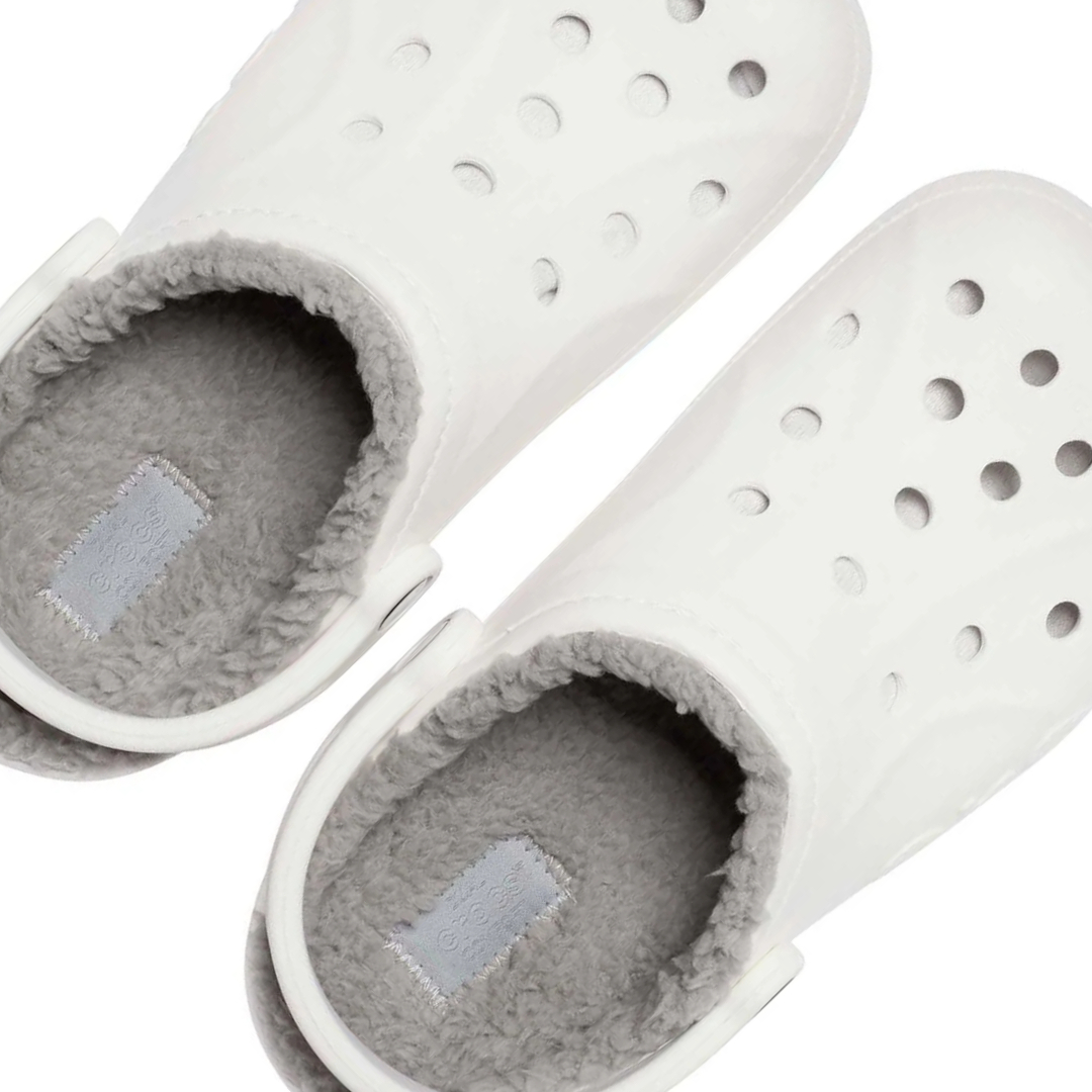 크록스 털슬리퍼 겨울 퍼 털신 털신발 퍼슈어 화이트, 240