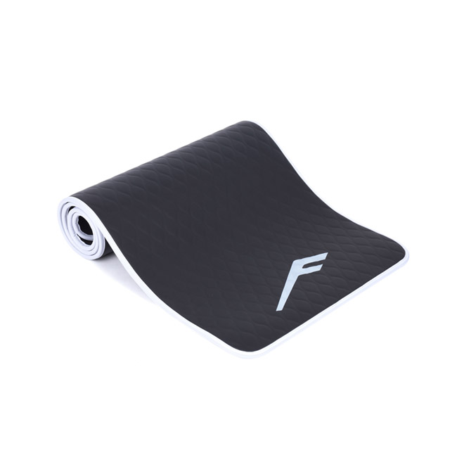 프로스펙스 NBR 다이아몬드 퀄팅 논슬립 트레이닝 매트 10mm, 블랙