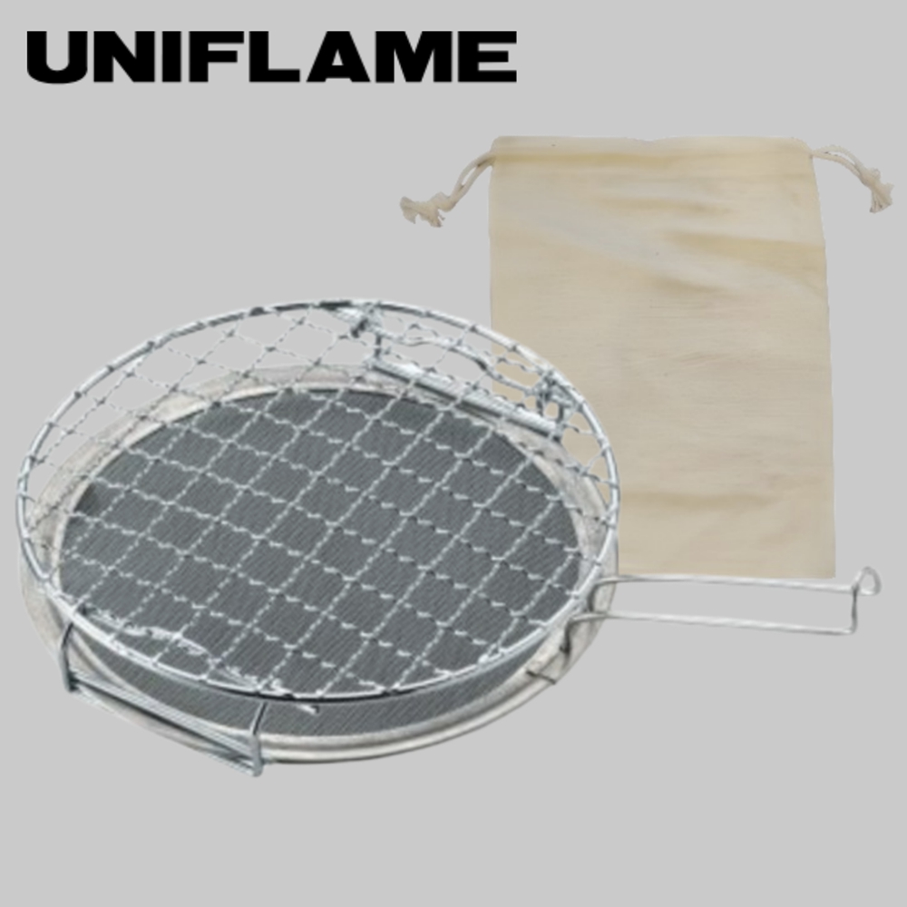 유니프레임 미니로스터 백패킹 미니화로 석쇠 꼬치 원버너 그릴 토스터기