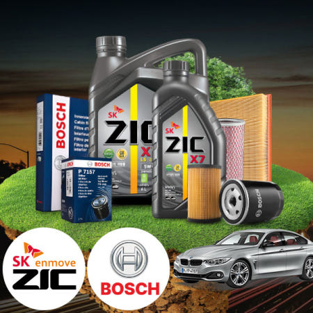 에스모터스 F32 435d (15~20) 그란쿠페 (N57) 디젤 지크 X7 5W30 LS 엔진오일필터세트 7L iter