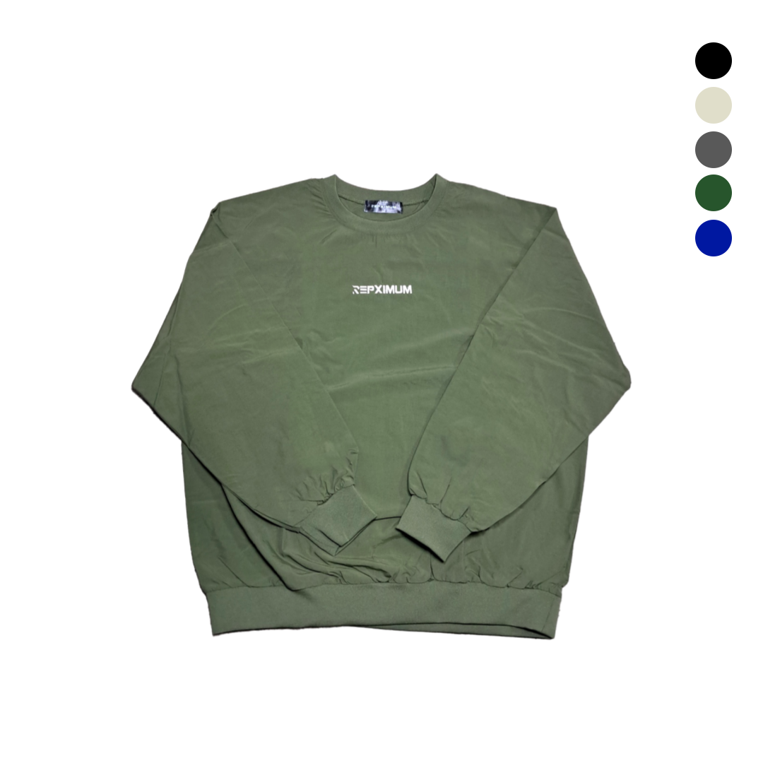 렙시멈 짐웨어, 나일론 웜업 바스락 맨투맨 (5Colors) - 상품 이미지