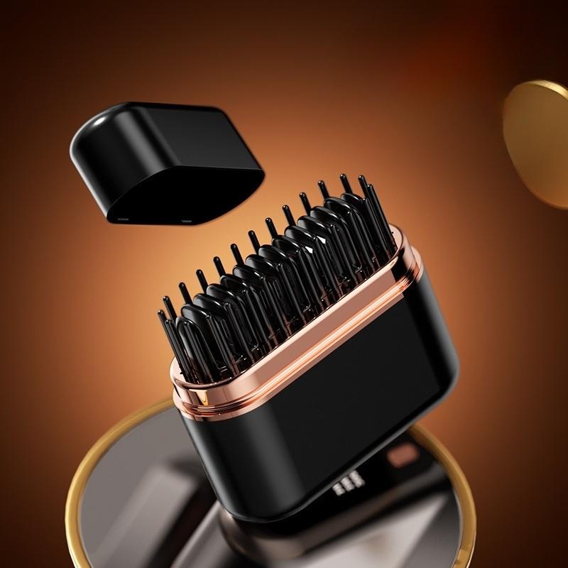 포터블 미니 빗 고데기 스트레이트 헤어케어 3단계 온도조절 C타입 출장 휴대용