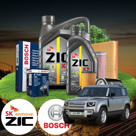 에스모터스 디펜더 3.0D (L663)(20~) 디젤 지크 X7 5W30 LS 엔진오일필터세트 8Liter