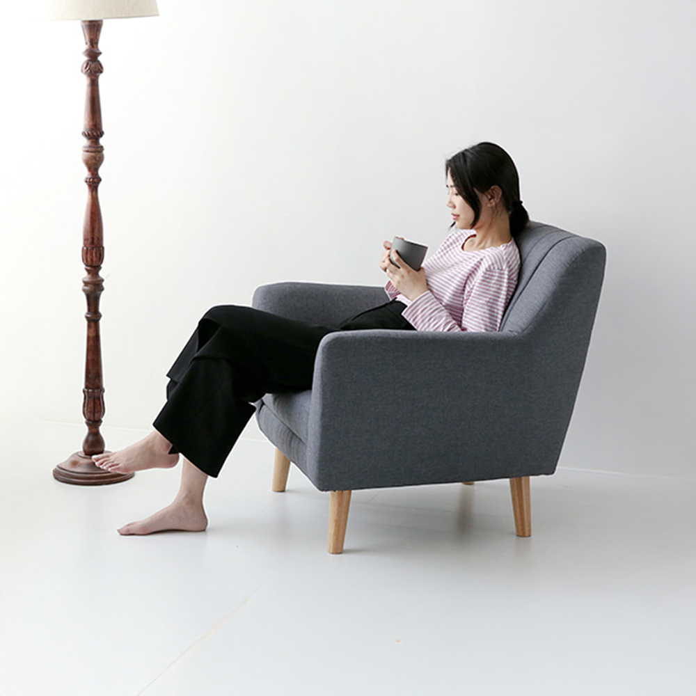 SERTI 1인 소파 S290J15 그레이 0688.6344