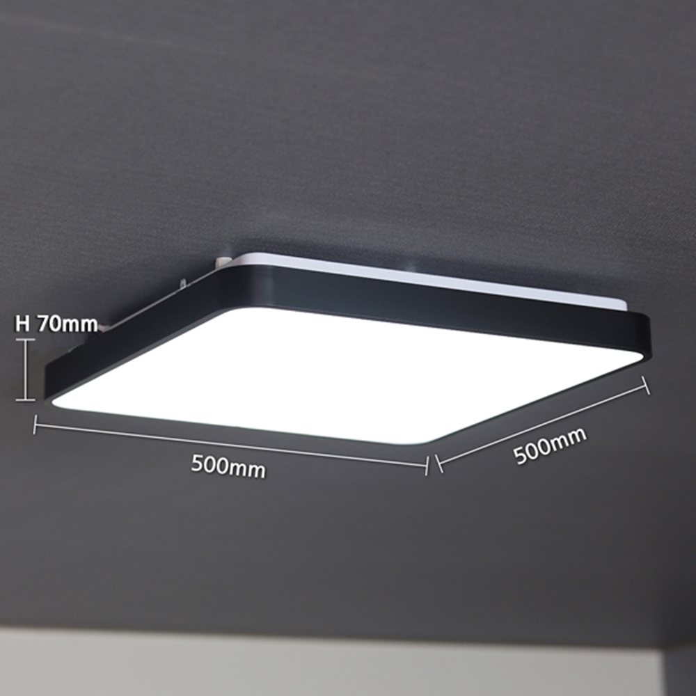 LED전등교체 LED방등 마빈 블랙 LED거실등 아파트조명세트 30평형 - 상세 이미지 5