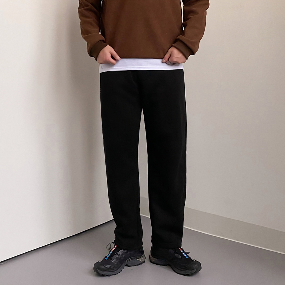 1+1 테이퍼드핏 남자기모바지 스웻팬츠 - 상세 이미지 3