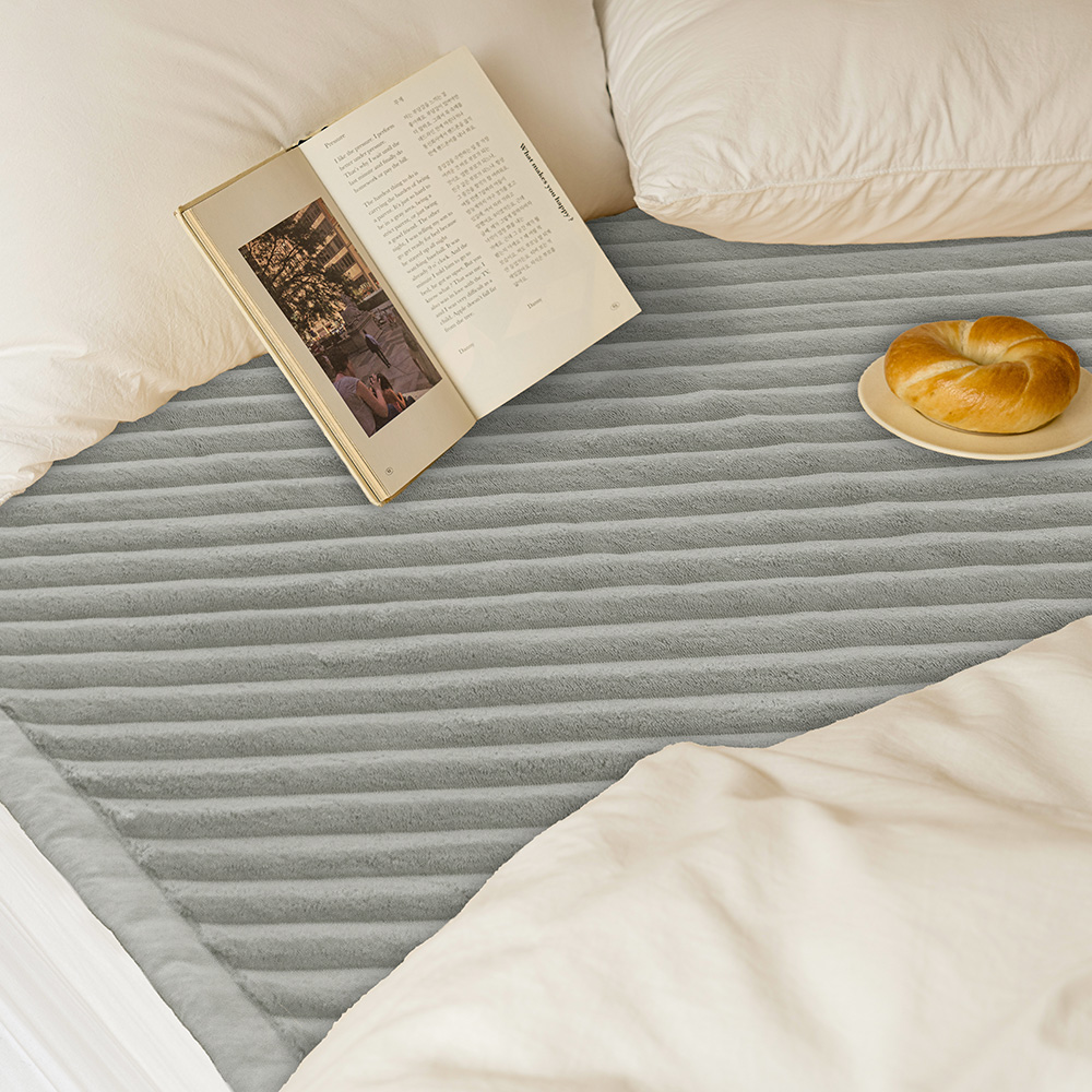 논슬립 보드레 장모 극세사 침대패드 SS