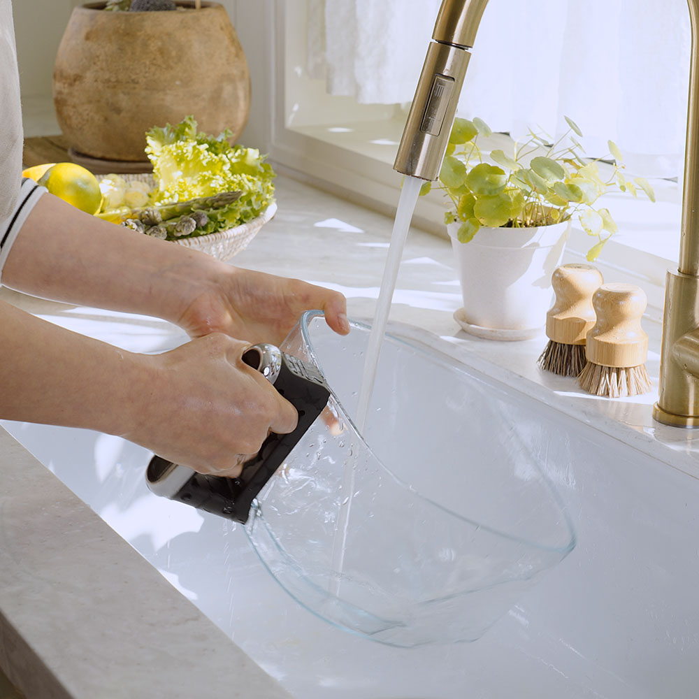 [신년감사행사/신제품] 델리팬 글라스팟 에어프라이어 4.5리터 DEL-DA5 저소음 투명바스켓