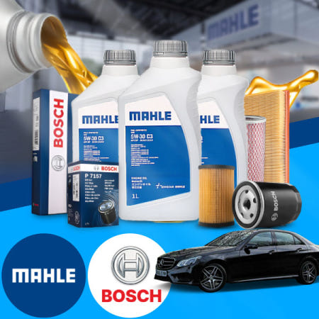 대원카 E300 W212 (M276) 가솔린 말레 그래핀 C3 5W30 엔진오일필터세트 7Liter