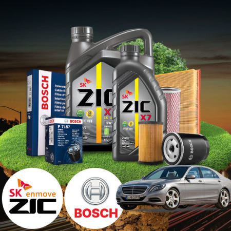 에스모터스 S350d W222 (OM656) (14~20) 디젤 지크 X7 5W30 LS 엔진오일필터세트 9Liter