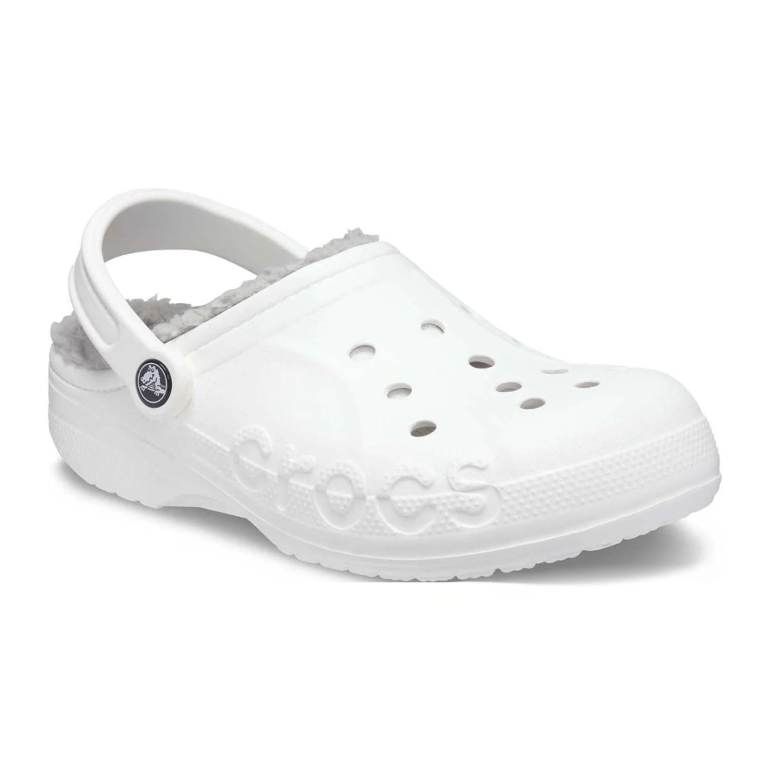 크록스 털슬리퍼 겨울 퍼 털신 털신발 퍼슈어 화이트, 240