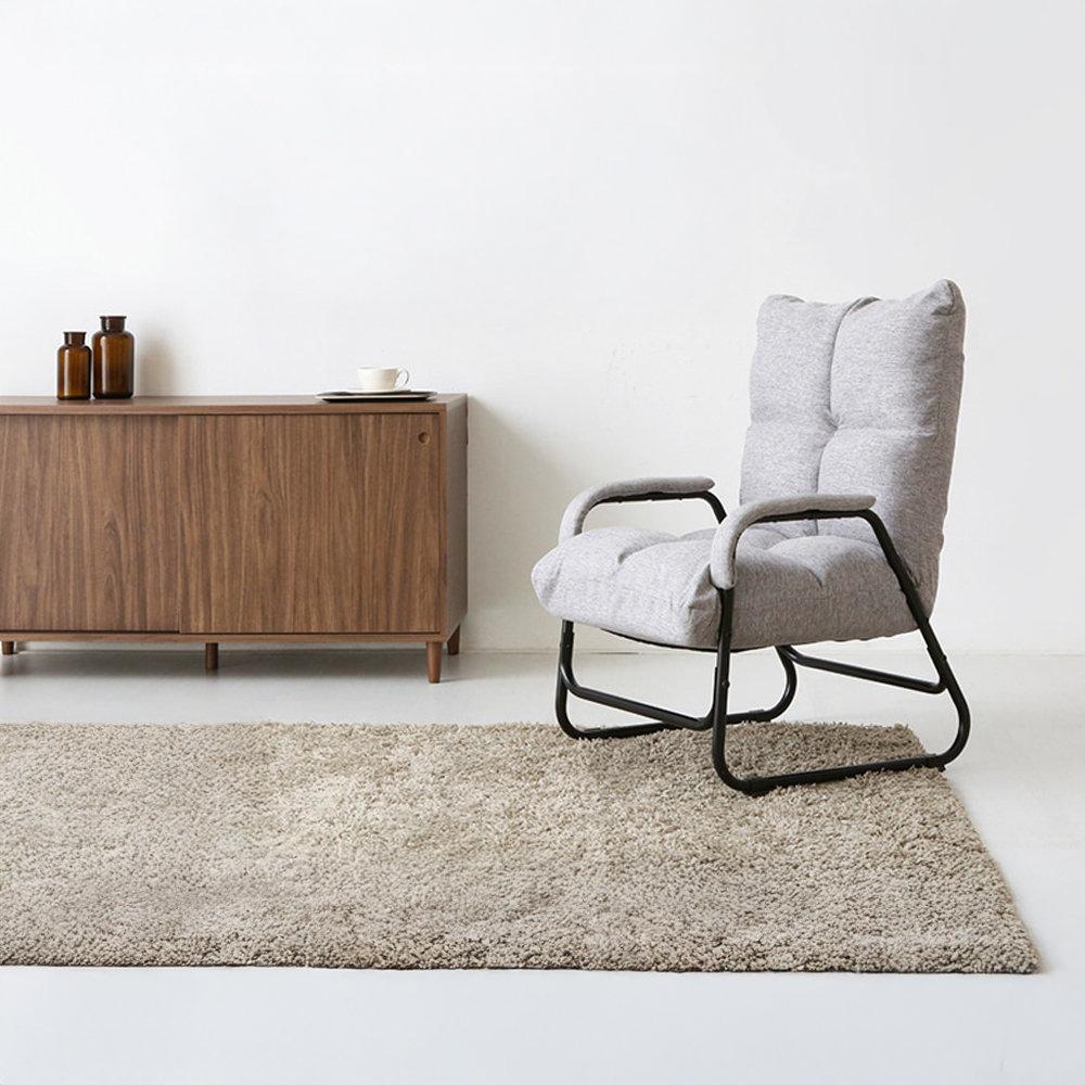 CANUS 패브릭 소파 1인 스툴미포함, 그레이 8446.3832, 1인용 - 상세 이미지 4